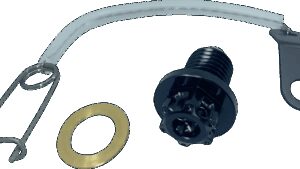 PSR Magnetic Drain Plug - M12 x 1.50 x 21 mm - Black