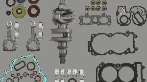 HOT RODS Bottom End Kit - OE Crankshaft Replacement - Polaris