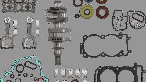 HOT RODS Bottom End Kit - OE Crankshaft Replacement - Polaris