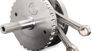 S&S CYCLE Flywheel Assembly - 4-3/8" - w/o Sprocket Bearing Race - 96"/103"/110" Twin Cam "A" '07-'16