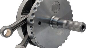 S&S CYCLE Flywheel Assembly - 4-3/8" - with Sprocket Bearing Race - 96"/103"/110" Twin Cam "B" '07-'16