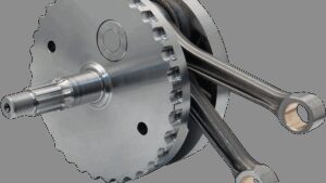 S&S CYCLE Flywheel Assembly - 4-5/8" - w/o Sprocket Bearing Race - Twin Cam w/124" S&S Motor '07-'17