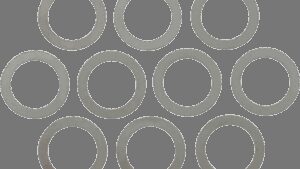 EASTERN MOTORCYCLE PARTS Cam Shims - +0.010" - Gear #2 - 45" | K | KH | KHK | XL