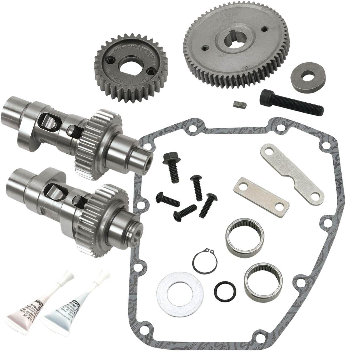S&S CYCLE Camshaft Kit - 635 H.O. - Gear Drive - Twin Cam