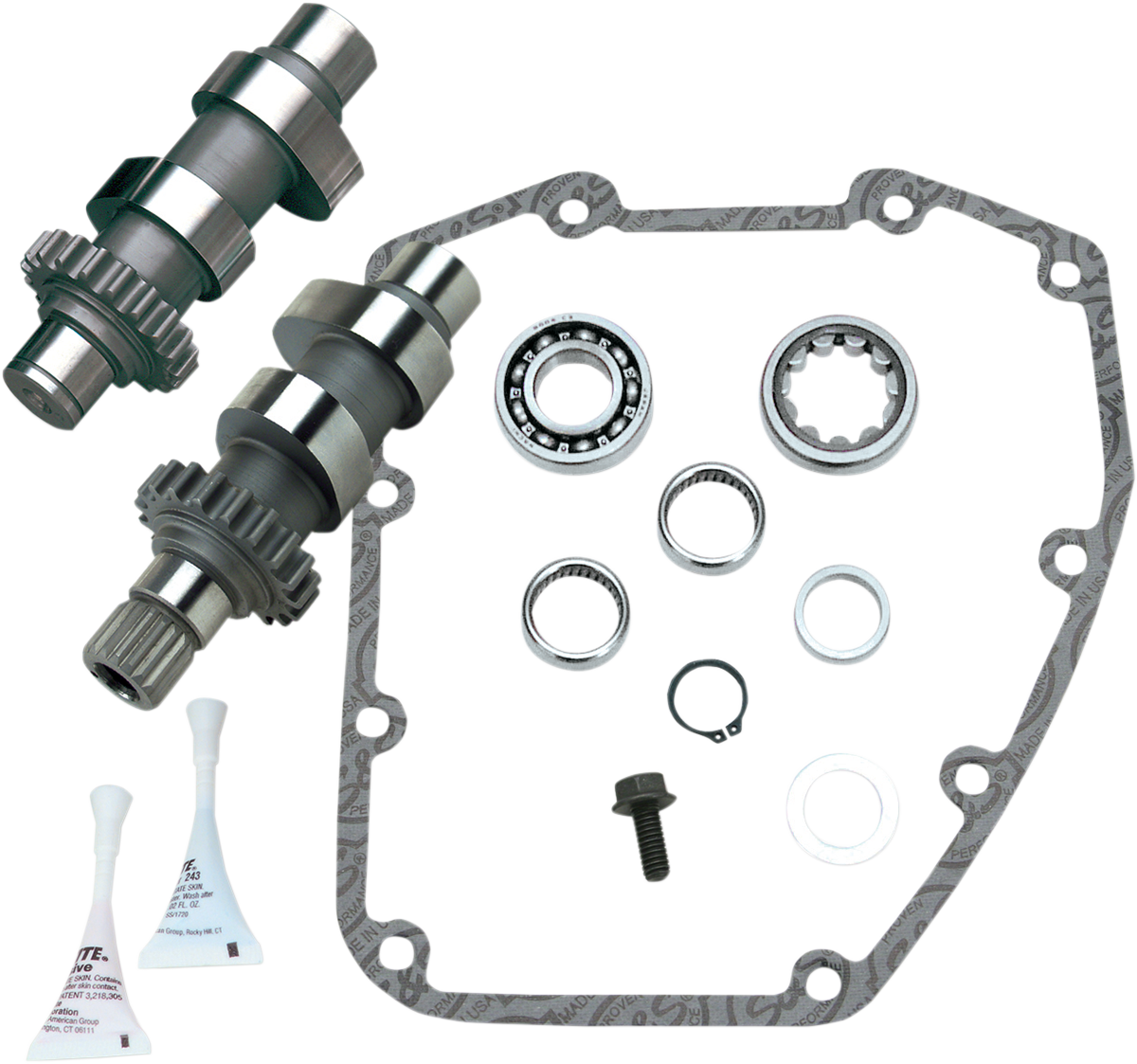 S&S CYCLE Camshaft Kit - MR130 Chain Drive - Twin Cam '99-'06 (except '06 Dyna)