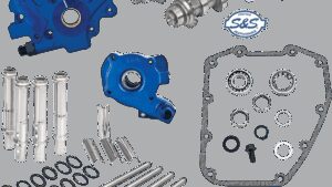 S&S CYCLE Cam Chest with Plate Kit - 509C Standard Cams - Twin Cam