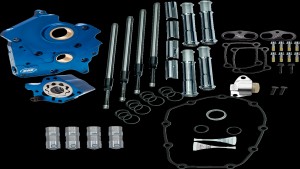 S&S CYCLE Cam Chest Kt w/o Cams Chain drive Oil cooled Chr PR M8 17-23