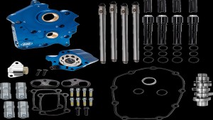 S&S CYCLE KIT CAM CHEST 496 CHAIN O/C BLACK TUBE M8 W/O VVT 2017-25