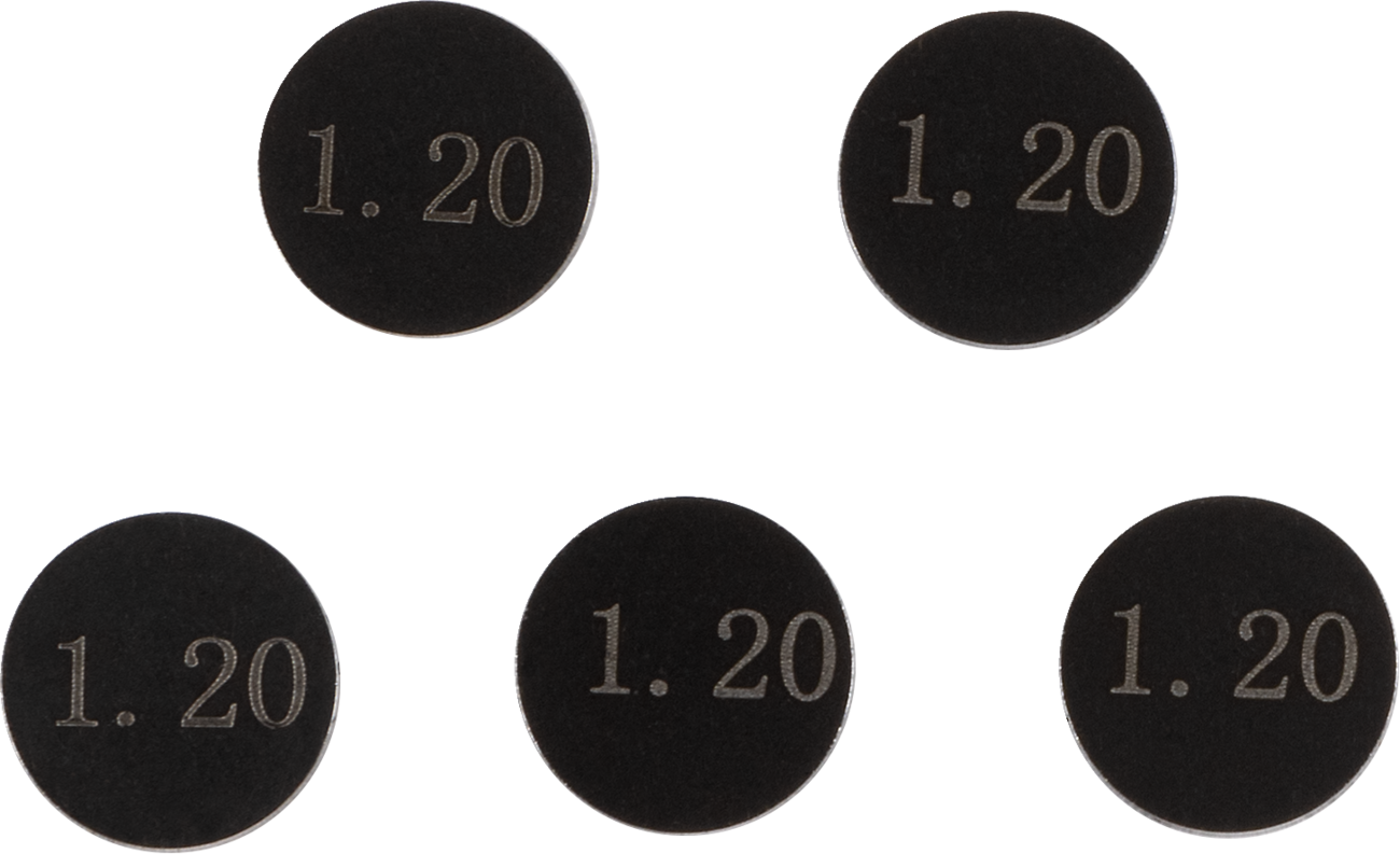 PROX Valve Shims - 7.48 mm x 1.20 mm - 5 pack