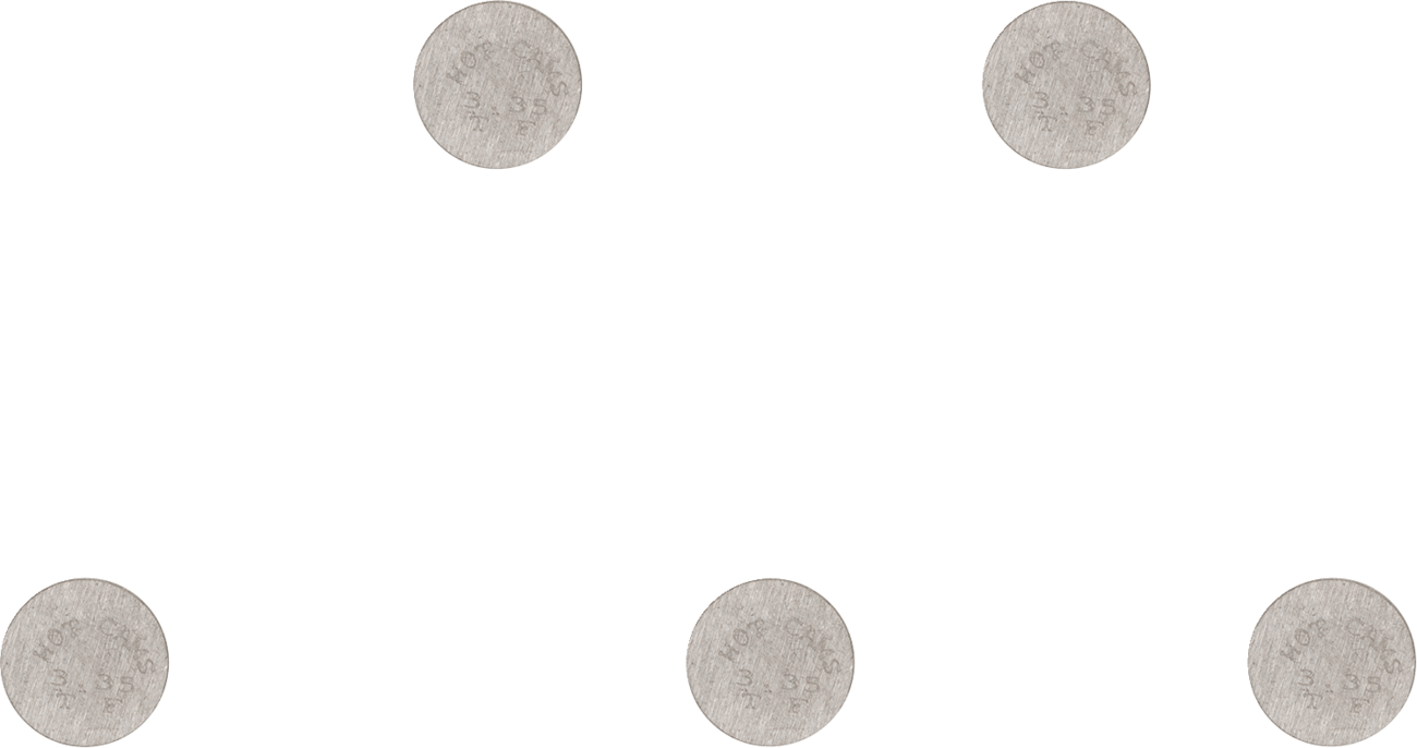 HOT CAMS Valve Shim - 9.48 x 3.35 - 5 pack