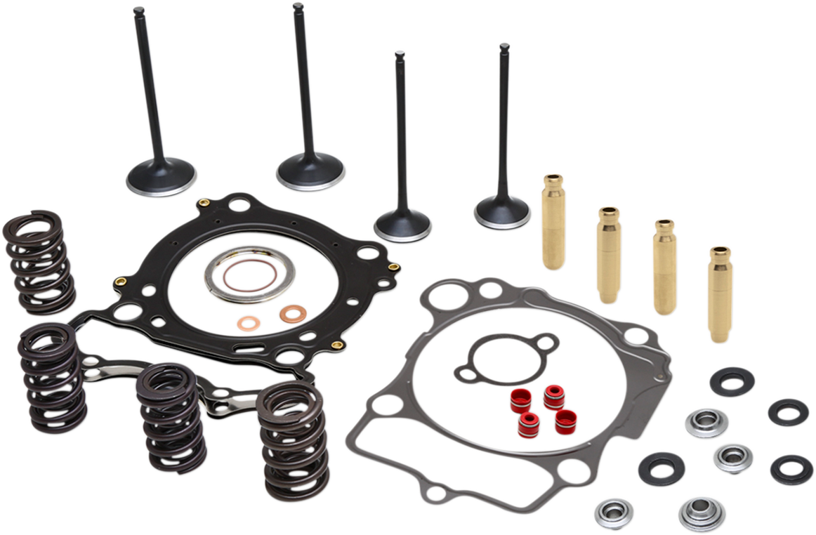 KIBBLEWHITE Cylinder Head Kit - C630 Valve Guides - Black Diamond™ Valves - Kawasaki