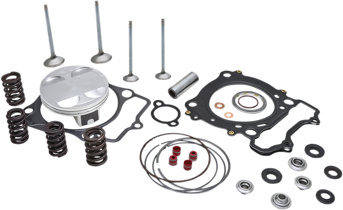 KIBBLEWHITE Top End Kit - White Diamond® Valves with Piston Kit - Suzuki DRZ400/LTZ400