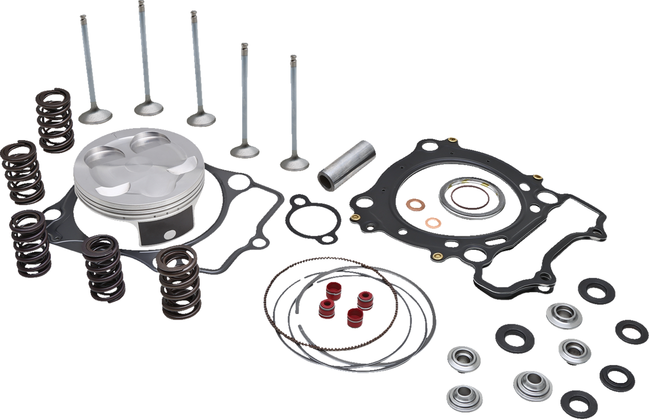 KIBBLEWHITE Top End Kit - White Diamond® Valves with Piston Kit - Yamaha YFZ450