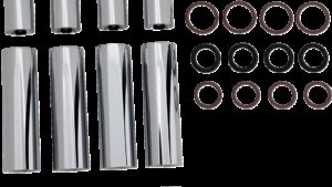 ARLEN NESS Pushrod Tube Cover Kit - Deep Cut® - Chrome - Twin Cam