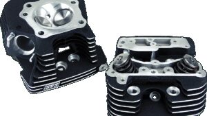 S&S CYCLE Cylinder Head Kit - Super Stock™ - Black - Evolution Big Twin '88-'99