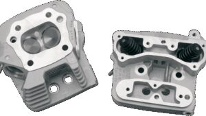 S&S CYCLE Performance Replacement Head - Low Compression (82 cc) - Natural - Evolution Big Twin