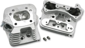 S&S CYCLE Performance Replacement Head - High Compression (76 cc) - Natural - Evolution Big Twin