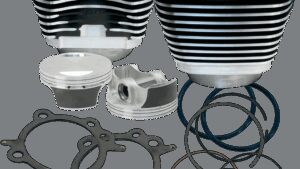 S&S CYCLE 97" Big Bore Cylinder Kit - Wrinkle Black - Twin Cam
