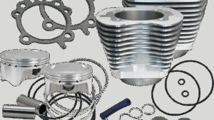 S&S CYCLE 107" Big Bore Cylinder Kit - Silver - Twin Cam