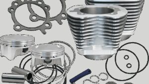 S&S CYCLE 98" Big Bore Cylinder Kit - Silver - Twin Cam