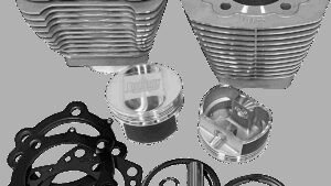 REVOLUTION PERFORMANCE, LLC Cylinder Kit - 92" - Big Bore - Natural Silver - Evolution Big Twin