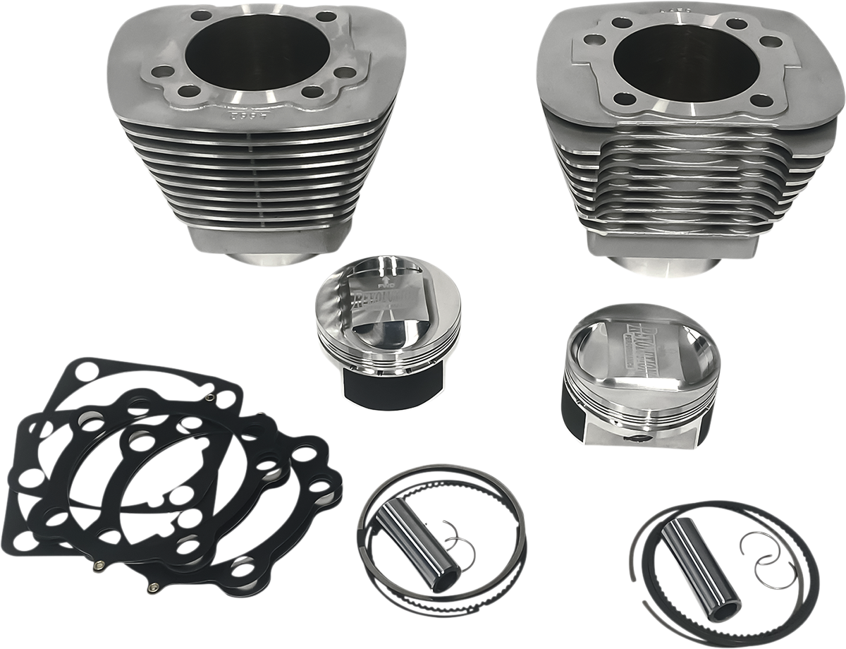 REVOLUTION PERFORMANCE, LLC Cylinder Kit - 1250 cc - Big Bore - Natural Silver - XL1200