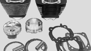 REVOLUTION PERFORMANCE, LLC Cylinder Kit - 90" - Black with Highlighted Fins - XL