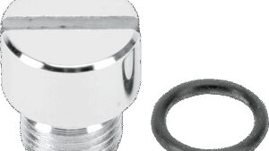 COLONY Oil Screen Plug - Chrome - Big Twin