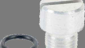 COLONY Oil Screen Plug - Cadmium - Big Twin