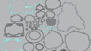 MOOSE OFFROAD Motor Gasket Kit with Oil Seal - KTM