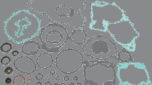 MOOSE OFFROAD Motor Gasket Kit with Oil Seal - KTM