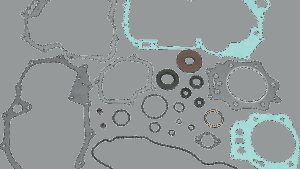 MOOSE OFFROAD Motor Gasket Kit with Oil Seal - Honda