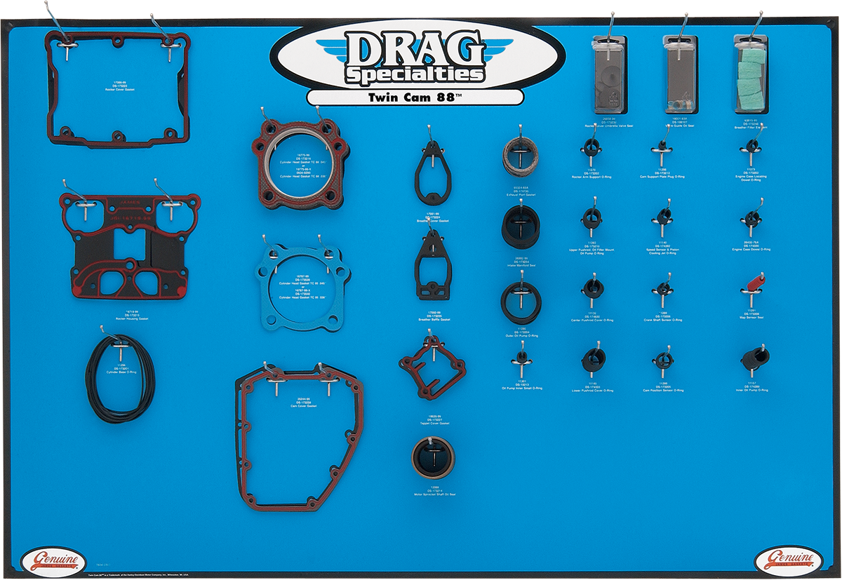 DRAG SPECIALTIES Gasket Display - Big Twin