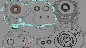 MOOSE OFFROAD Motor Gasket Kit with Oil Seal - Honda