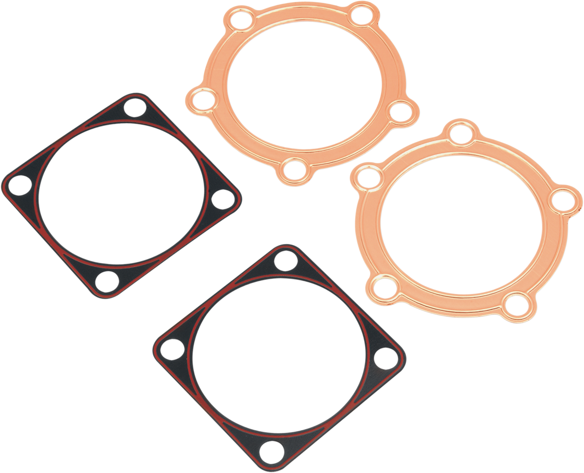 JAMES GASKET Copper Head Gasket/Metal Base Gasket - '36-'47 Knucklehead