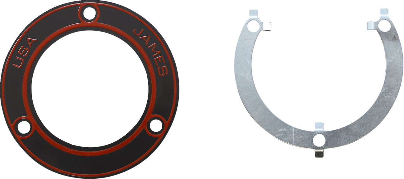 JAMES GASKET Inner Primary Gasket Kit - Rubber Covered Metal with Lock Ring - '65-'69 Big Twin