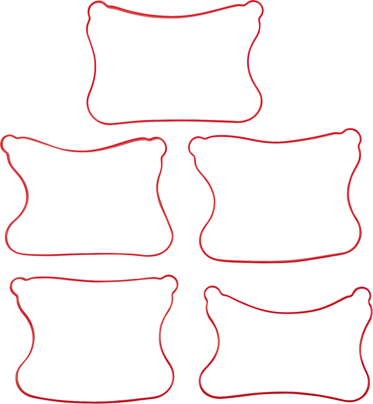 JAMES GASKET Lower Rocker Cover Gasket - '07-'22 Sportster