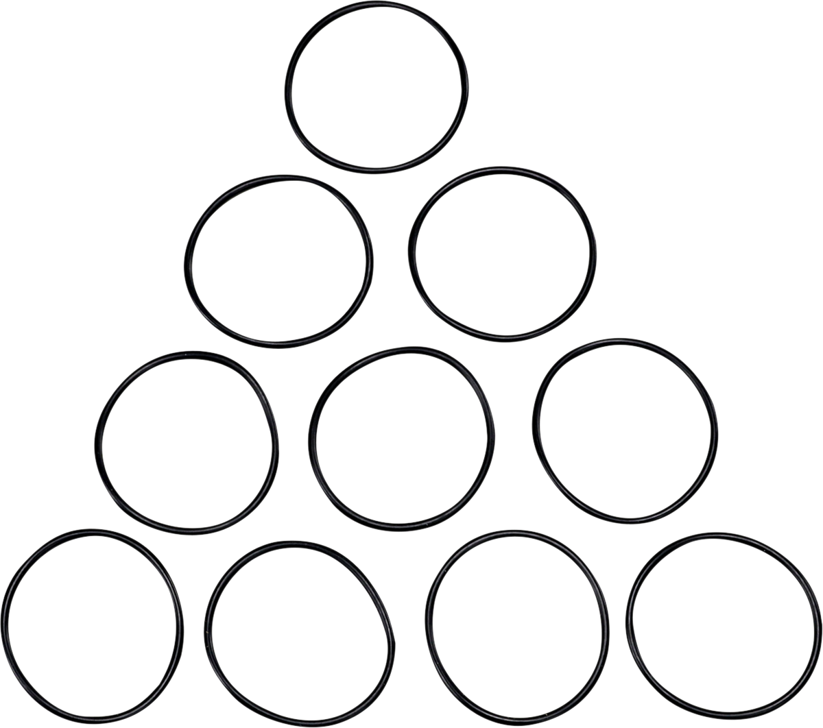 JAMES GASKET Fork Tube Cap O-Ring - 10-Pack