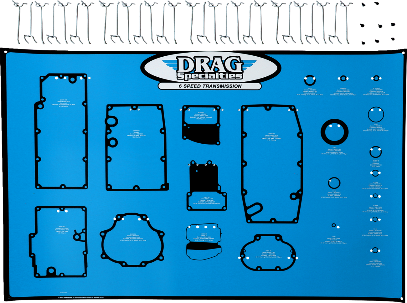 DRAG SPECIALTIES Gasket Board - 6 Speed