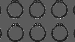 MOOSE OFFROAD Snap Ring - 10 Pack - Gas Gas/Husqvarna/KTM