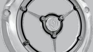 RSD Clarity Derby Cover - Chrome - Big Twin