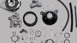 S&S CYCLE Super E Carburetor with Stealth Air Cleaner Kit - Chrome - Twin Cam