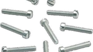 S&S CYCLE Slotted Flat Head Screws - 10-Pack