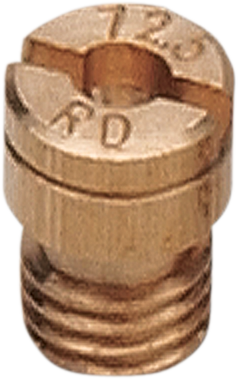 EBC A-Bax Precision Keihin-Style Slot Head (KJ Prefix) Main Jets - #135 - 4-Pack