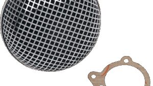 DRAG SPECIALTIES "Bob" Retro-Style Air Cleaner Kit - Chrome