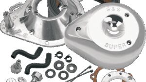 S&S CYCLE Teardrop Air Cleaner Kit - Chrome