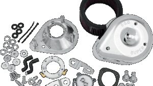 S&S CYCLE Teardrop Air Cleaner Kit - Chrome