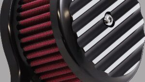 JOKER MACHINE High-Performance Air Cleaner Assembly Kit - Finned Black