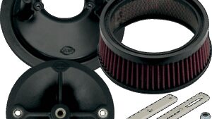 S&S CYCLE Super Stock™ Stealth Air Cleaner Kit - Black