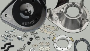 S&S CYCLE Teardrop Air Cleaner Kit - Gloss Black